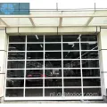 Volledig helder sectioneel aluminium glazen paneel garagedeur